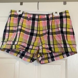 Multi-Colored Plaid shorts
